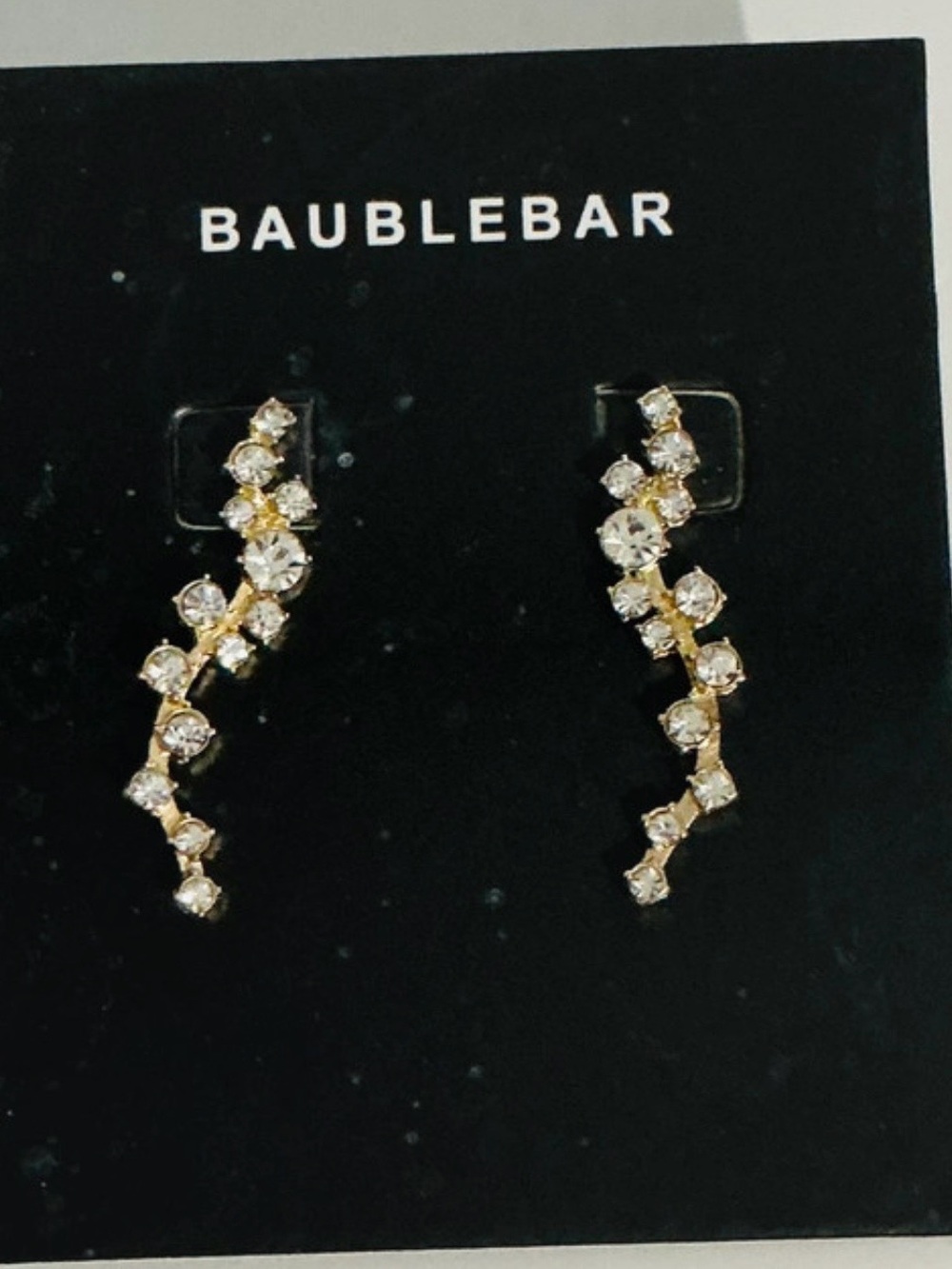Baublebar rhinestone pierced elegant earrings